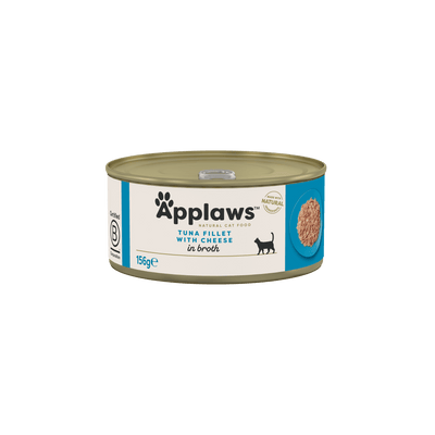Applaws Tuna Fillet with Cheese in Broth Tin 156g