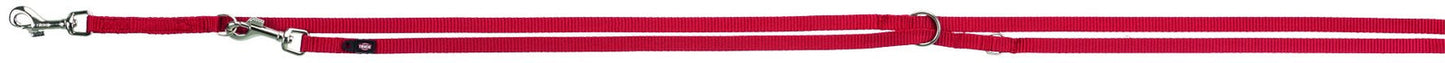 Trixie Premium adjustable leash, XS: 2.00 m/10 mm, red