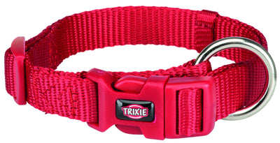 Trixie Premium collar, S-M: 30-45 cm/15 mm, red