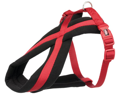 Trixie Premium touring harness, XS-S: 30-55 cm/15 mm, red