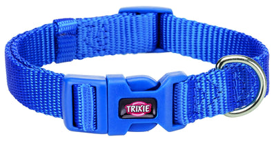 Trixie Premium collar, S: 25-40 cm/15 mm, royal blue