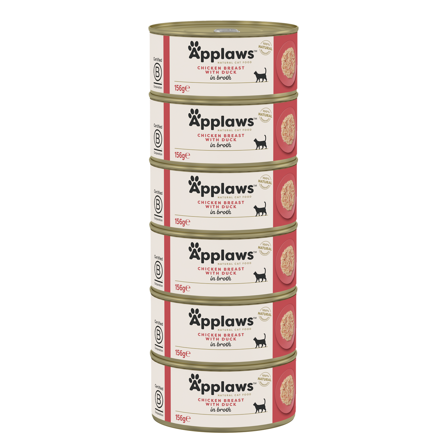 Applaws Chicken Breast with Duck in Broth Tin 156g