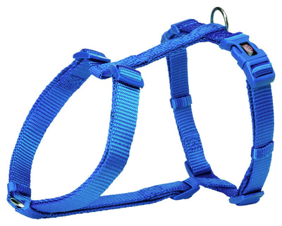 Trixie Premium H-harness, S-M: 42-60 cm/15 mm, royal blue