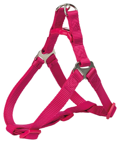 Trixie Premium One Touch harness, S: 40-50 cm/15 mm, fuchsia