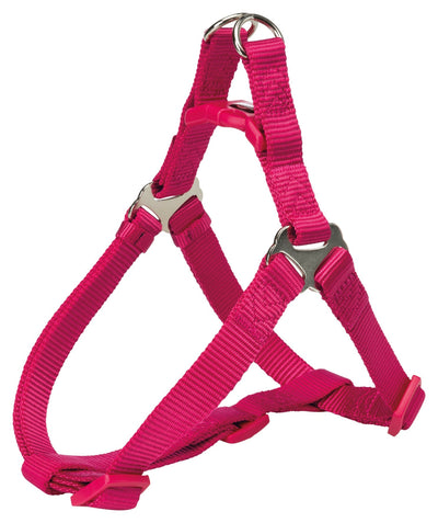 Trixie Premium One Touch harness, L: 65-80 cm/25 mm, fuchsia