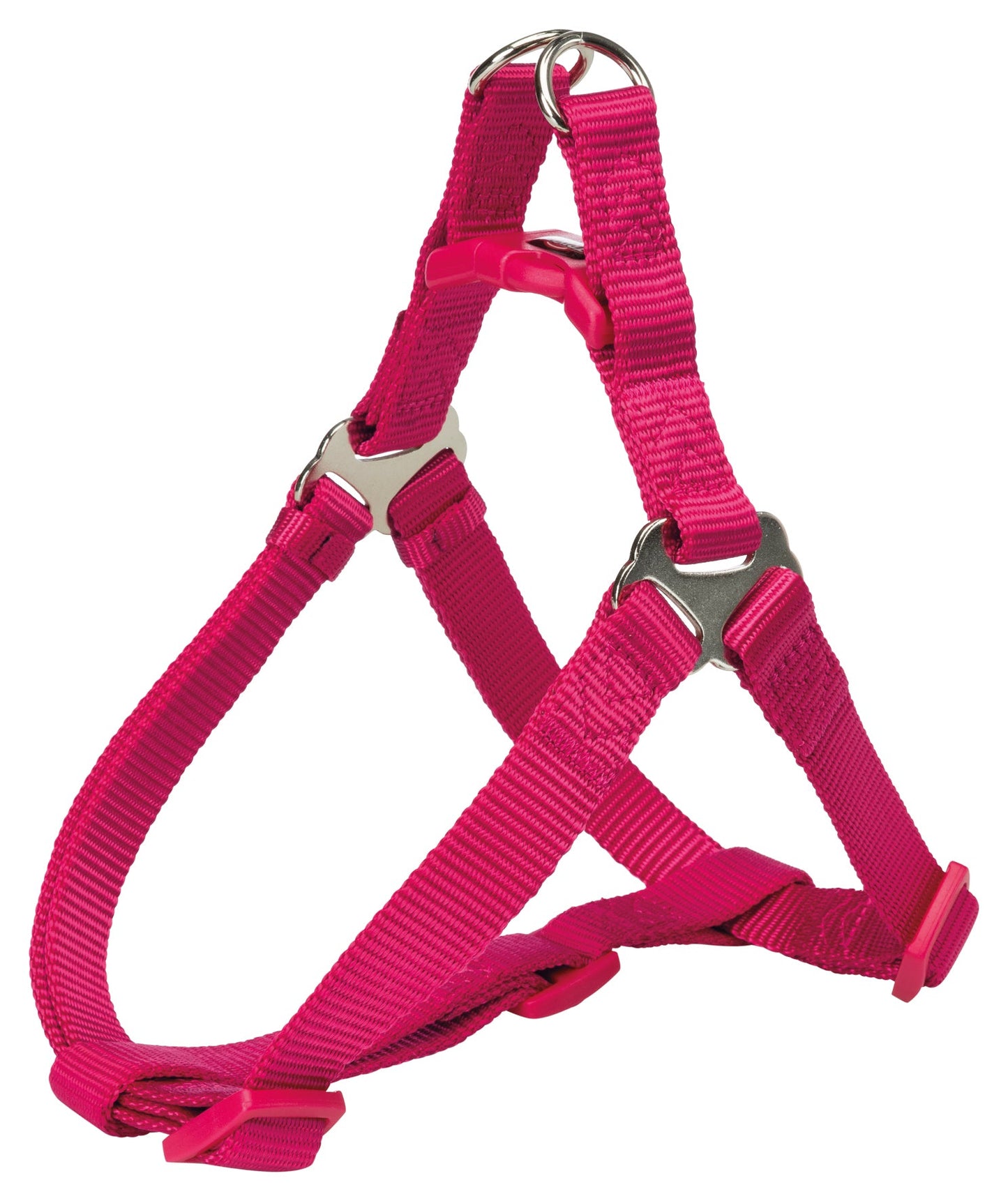 Trixie Premium One Touch harness, M: 50-65 cm/20 mm, fuchsia