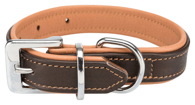 Trixie Active Comfort collar, XS-S: 21-32 cm/25 mm, brown/light brown