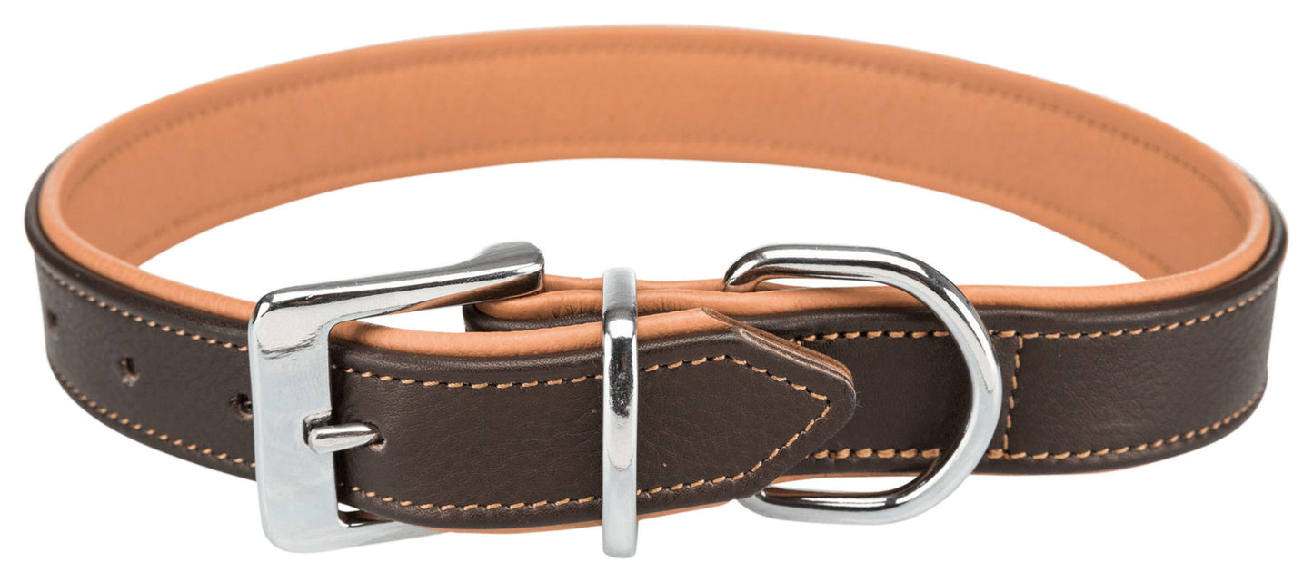 Trixie Active Comfort collar, L: 47-54 cm/30 mm, brown/light brown