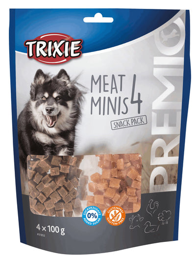 Trixie PREMIO 4 Meat Minis, chicken, duck, beef, lamb, 4 x 100 g