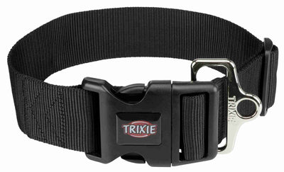 Trixie Premium Collar, M-L: 40-60 cm/50 mm, black