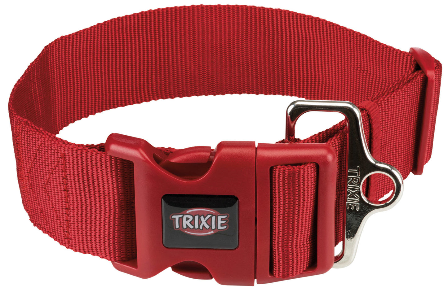 Trixie Premium Collar, M-L: 40-60 cm/50 mm, red