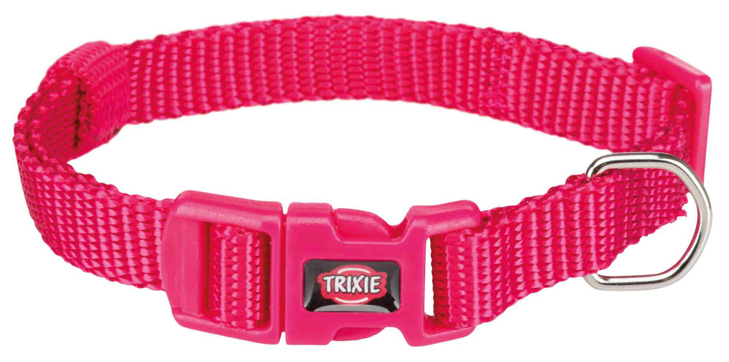 Trixie Premium collar, XS-S: 22-35 cm/10 mm, fuchsia