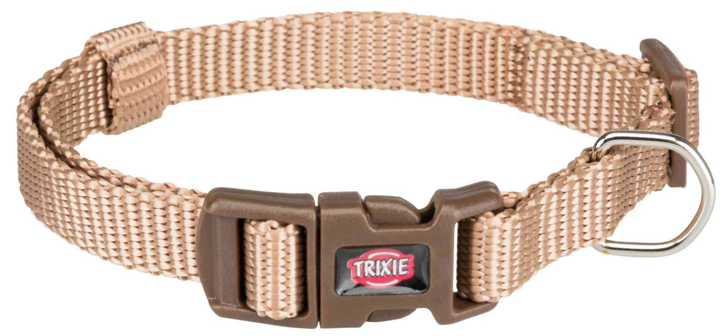 Trixie Premium collar, XS-S: 22-35 cm/10 mm, caramel