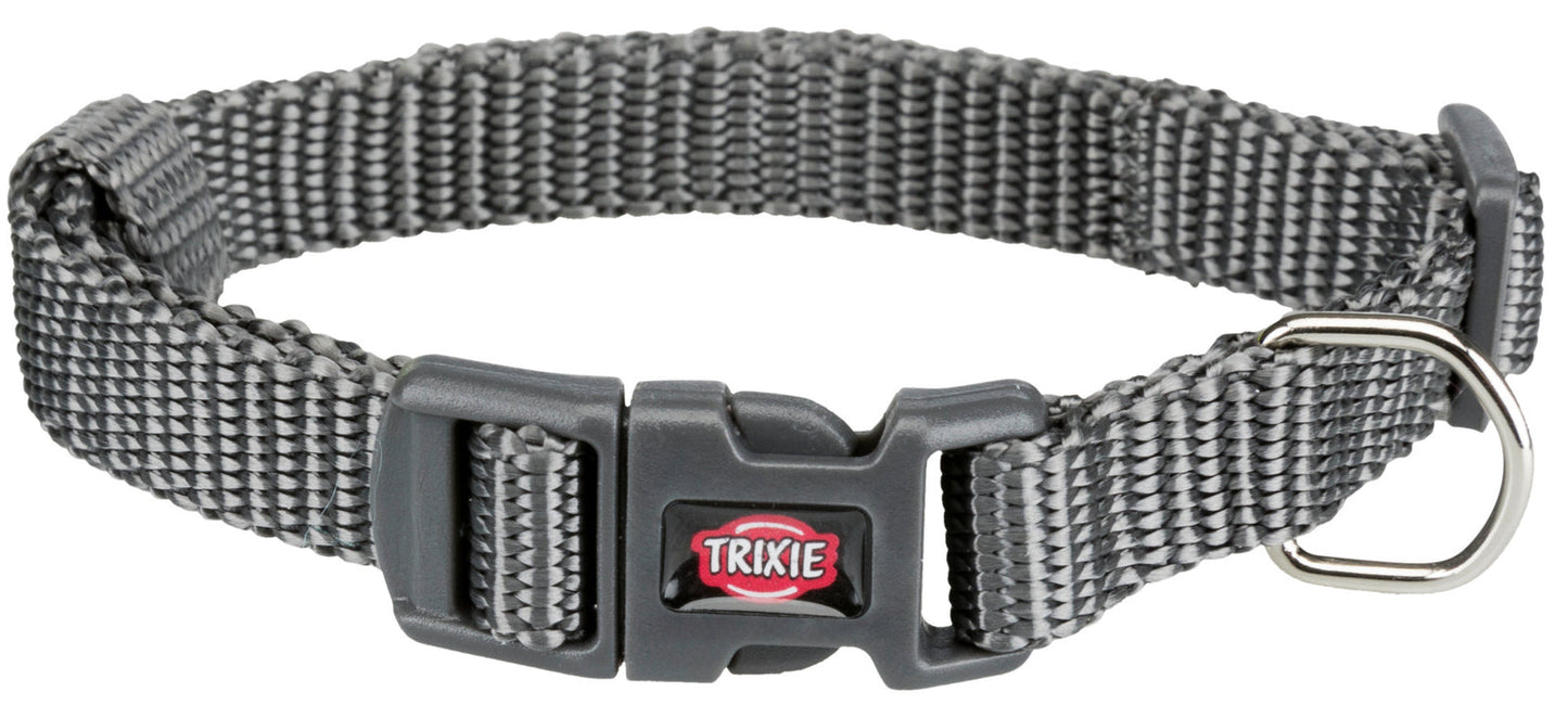 Trixie Premium collar, XS-S: 22-35 cm/10 mm, graphite