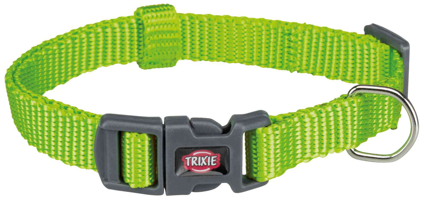 Trixie Premium collar, XS-S: 22-35 cm/10 mm, apple