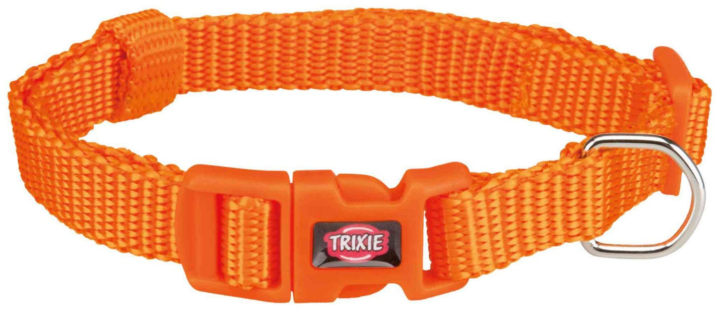 Trixie Premium collar, XS-S: 22-35 cm/10 mm, papaya