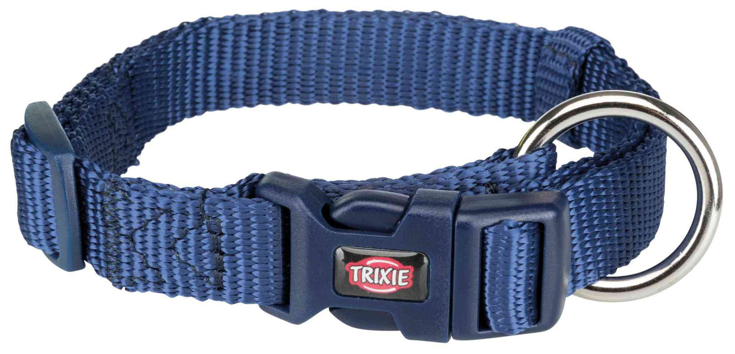 Trixie Premium collar, M-L: 35-55 cm/20 mm, indigo