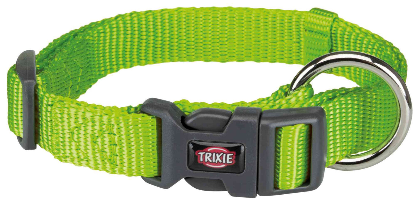 Trixie Premium collar, M-L: 35-55 cm/20 mm, apple