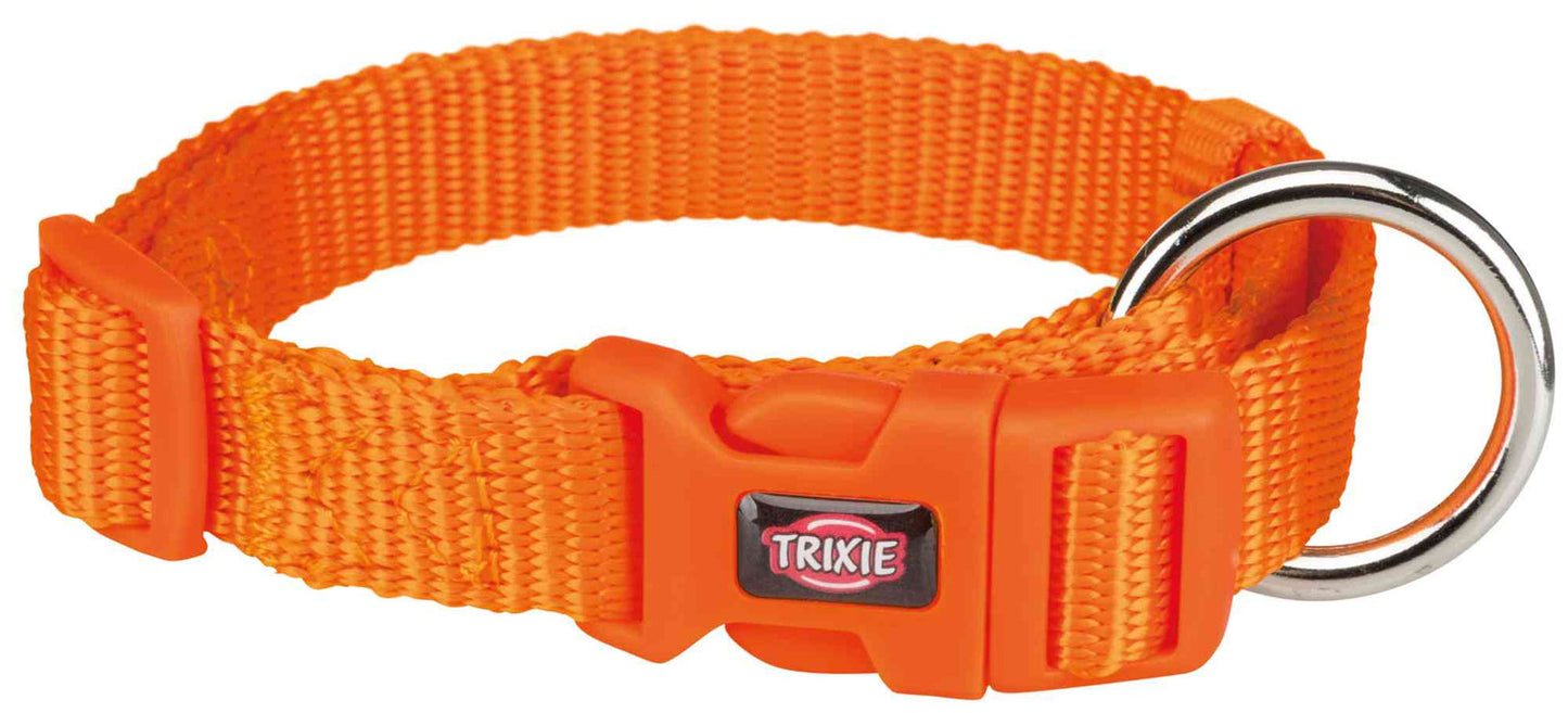 Trixie Premium collar, S-M: 30-45 cm/15 mm, papaya