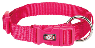 Trixie Premium collar, M-L: 35-55 cm/20 mm, fuchsia