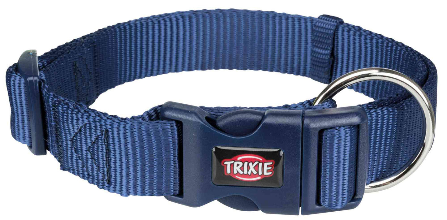 Trixie Premium collar, L-XL: 40-65 cm/25 mm, indigo