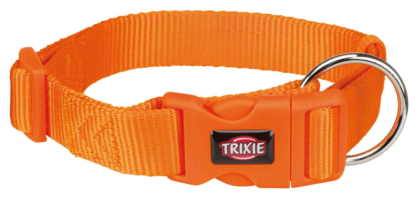 Trixie Premium collar, L-XL: 40-65 cm/25 mm, papaya