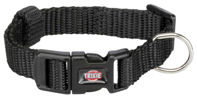 Trixie Premium collar, S: 25-40 cm/15 mm, black