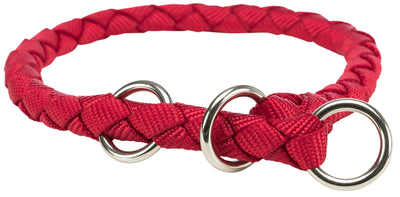 Trixie Cavo semi-choke, M: 39-45 cm/diam. 12 mm, red