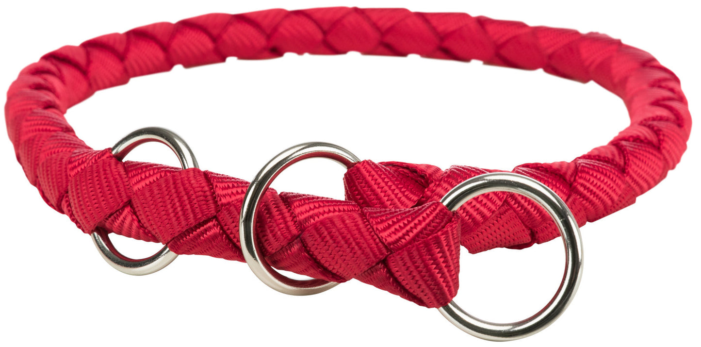 Trixie Cavo semi-choke, L-XL: 52-60 cm/diam. 18 mm, red