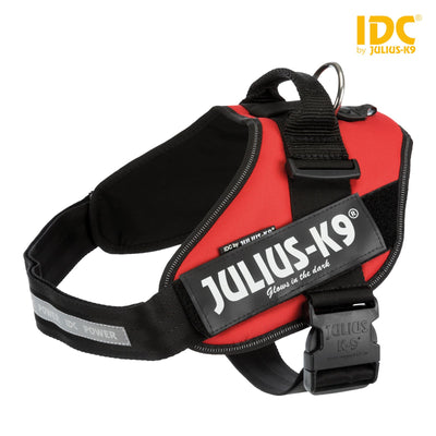 Trixie Julius-K9? IDC Powerharness, 2/L-XL: 71-96 cm/50 mm, red