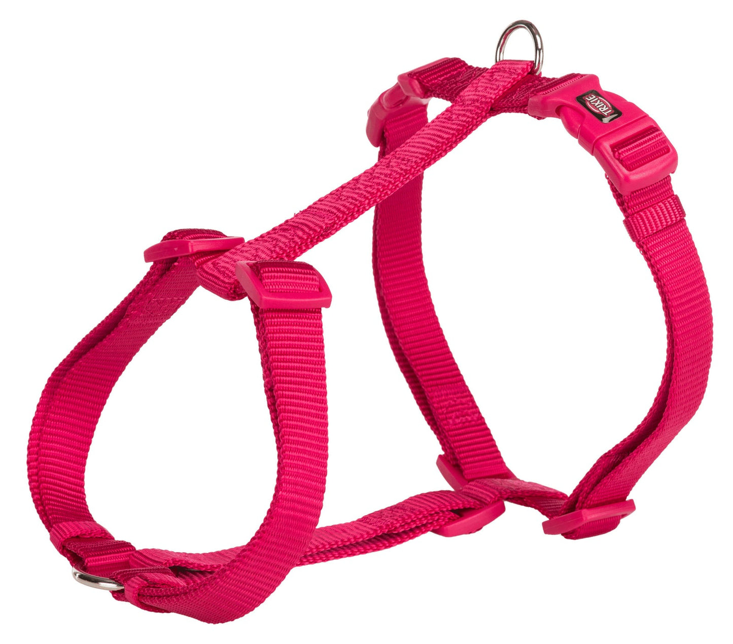 Trixie Premium H-harness, S-M: 42-60 cm/15 mm, fuchsia