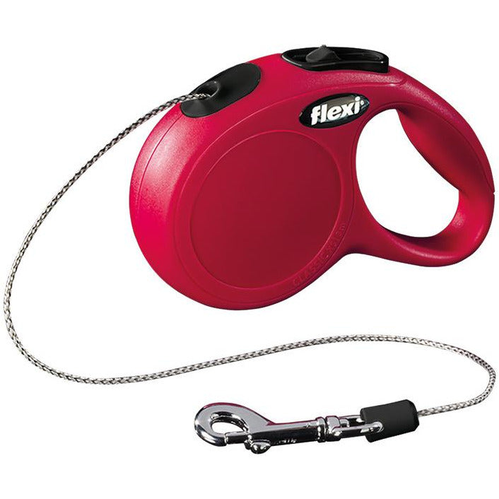 Trixie flexi New CLASSIC, cord leash, xS: 3 m, red