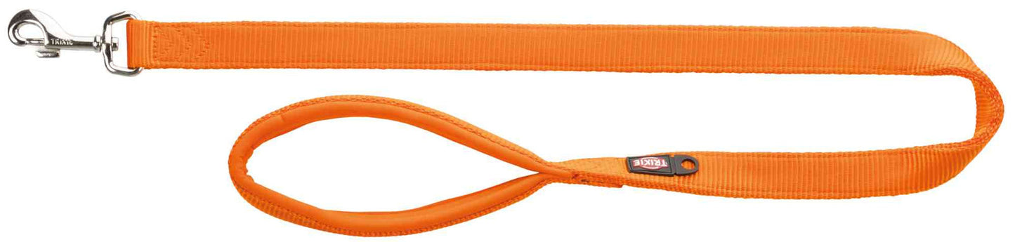 Trixie Premium leash, XS: 1.20 m/10 mm, papaya