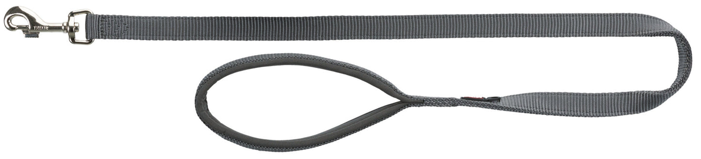 Trixie Premium leash, XS-S: 1.20 m/15 mm, graphite