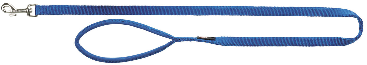 Trixie Premium leash, M-L: 1.00 m/20 mm, royal blue