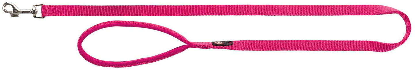 Trixie Premium leash, M-L: 1.00 m/20 mm, fuchsia