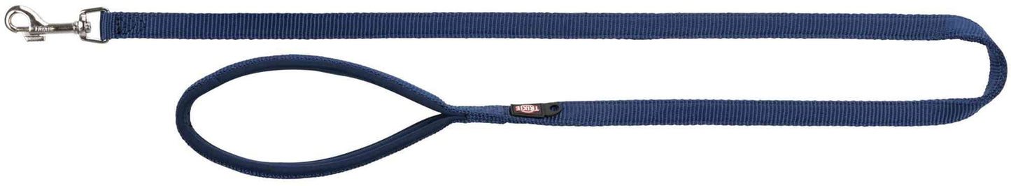 Trixie Premium leash, M-L: 1.00 m/20 mm, indigo