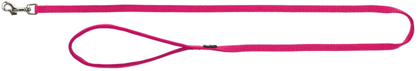 Trixie Premium leash, L-XL: 1.00 m/25 mm, fuchsia