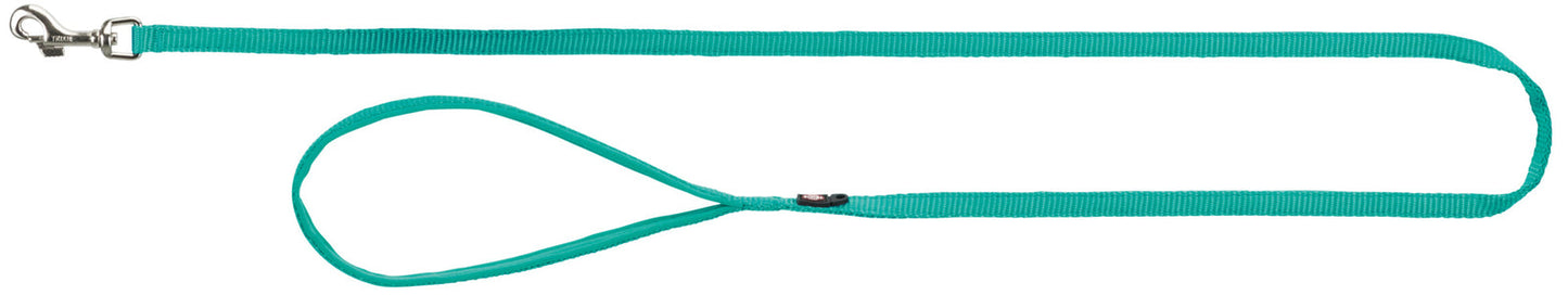 Trixie Premium leash, L-XL: 1.00 m/25 mm, ocean