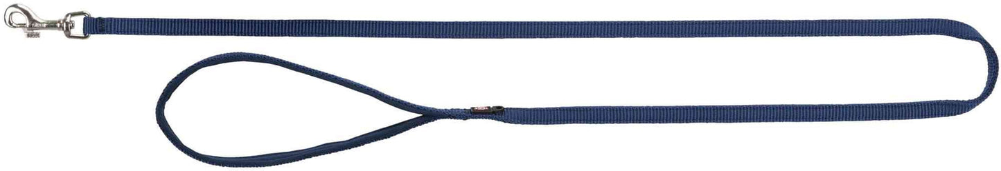 Trixie Premium leash, L-XL: 1.00 m/25 mm, indigo