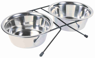 Trixie Eat on Feet bowl set, 2 x 0.75 l/diam. 15 cm