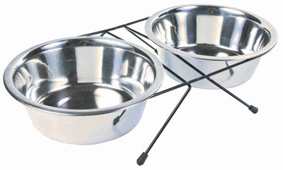 Trixie Eat on Feet bowl set, 2 x 1.8 l/diam. 20 cm