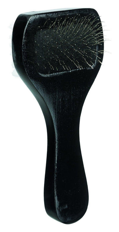 Trixie Soft brush, wood, double-sided, 6 x 13 cm