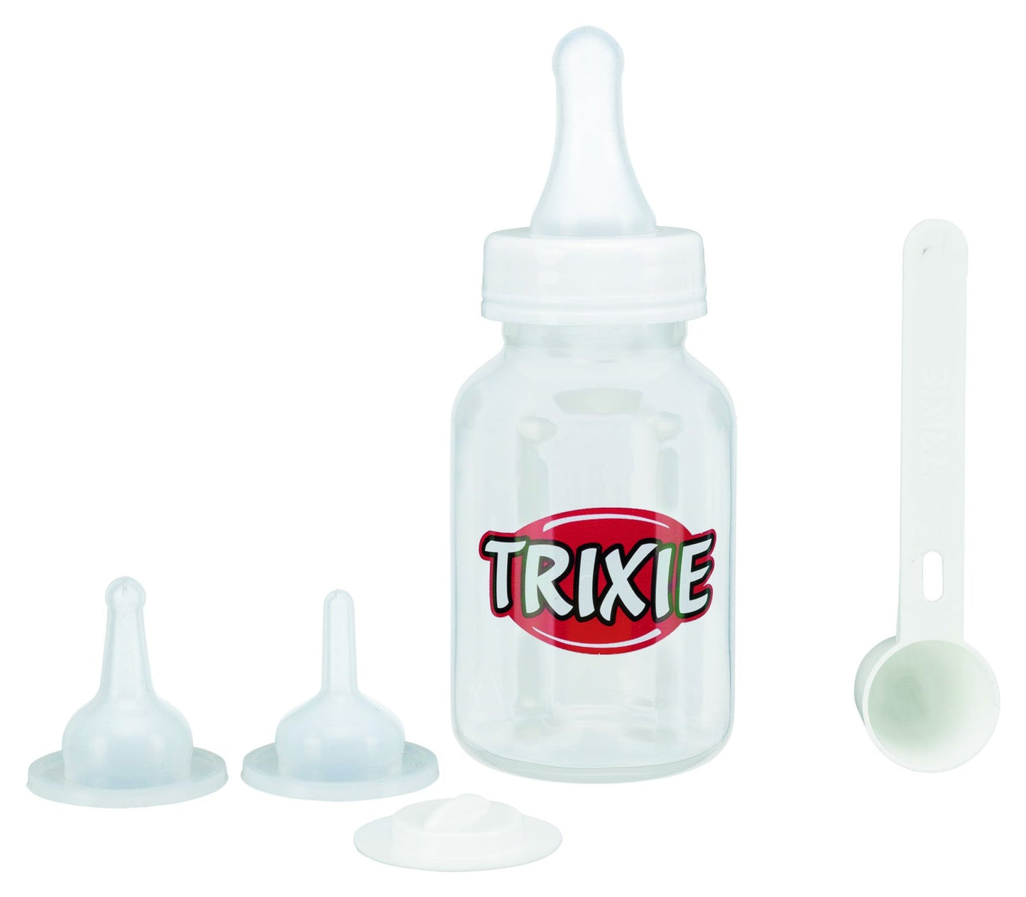 Trixie Suckling bottle set, 120 ml, transparent/white