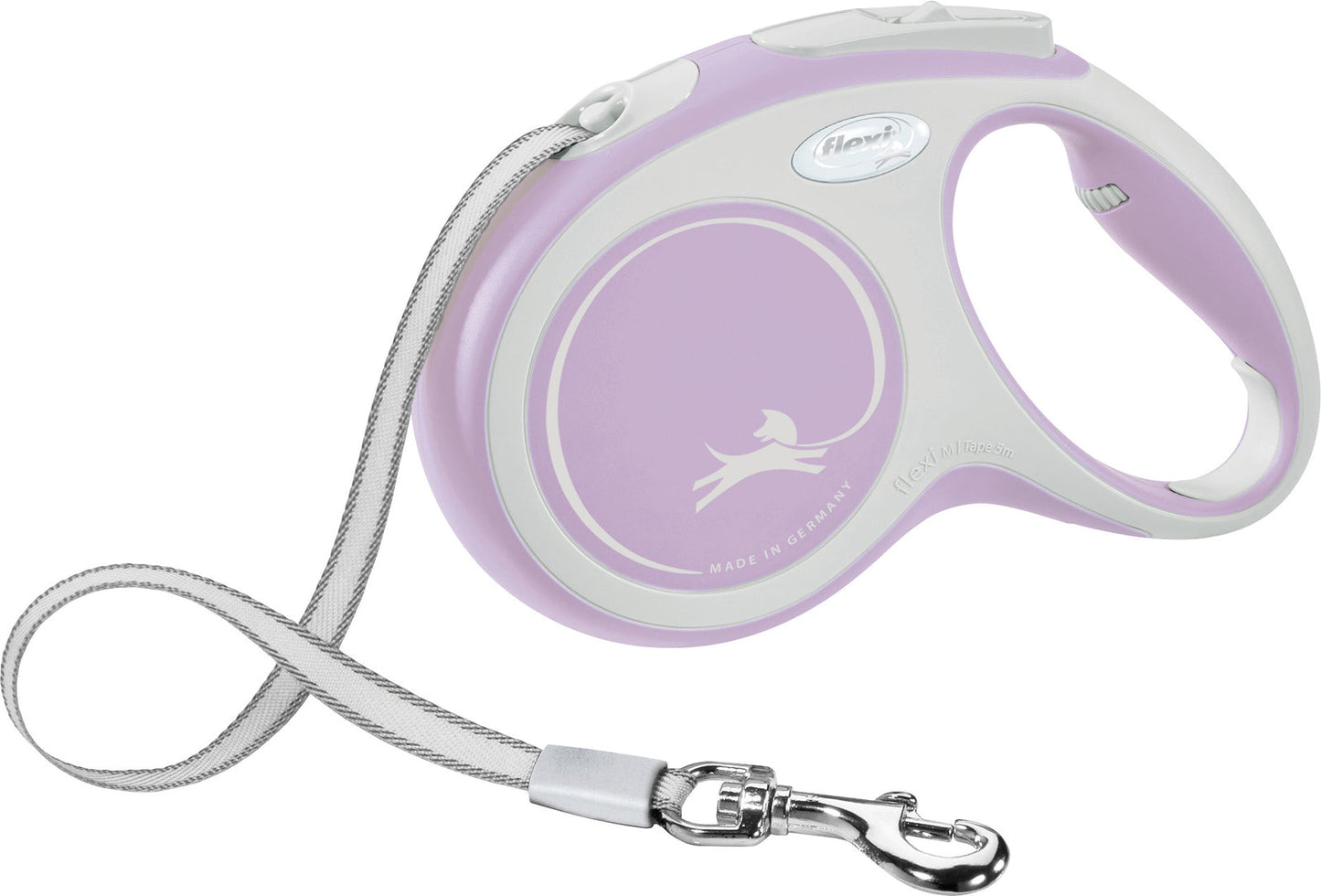 Trixie flexi New COMFORT, tape leash, M: 5 m, pink