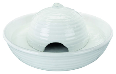 Trixie Drinking Fountain Vital Flow Mini, ceramic, 0.8 l, white