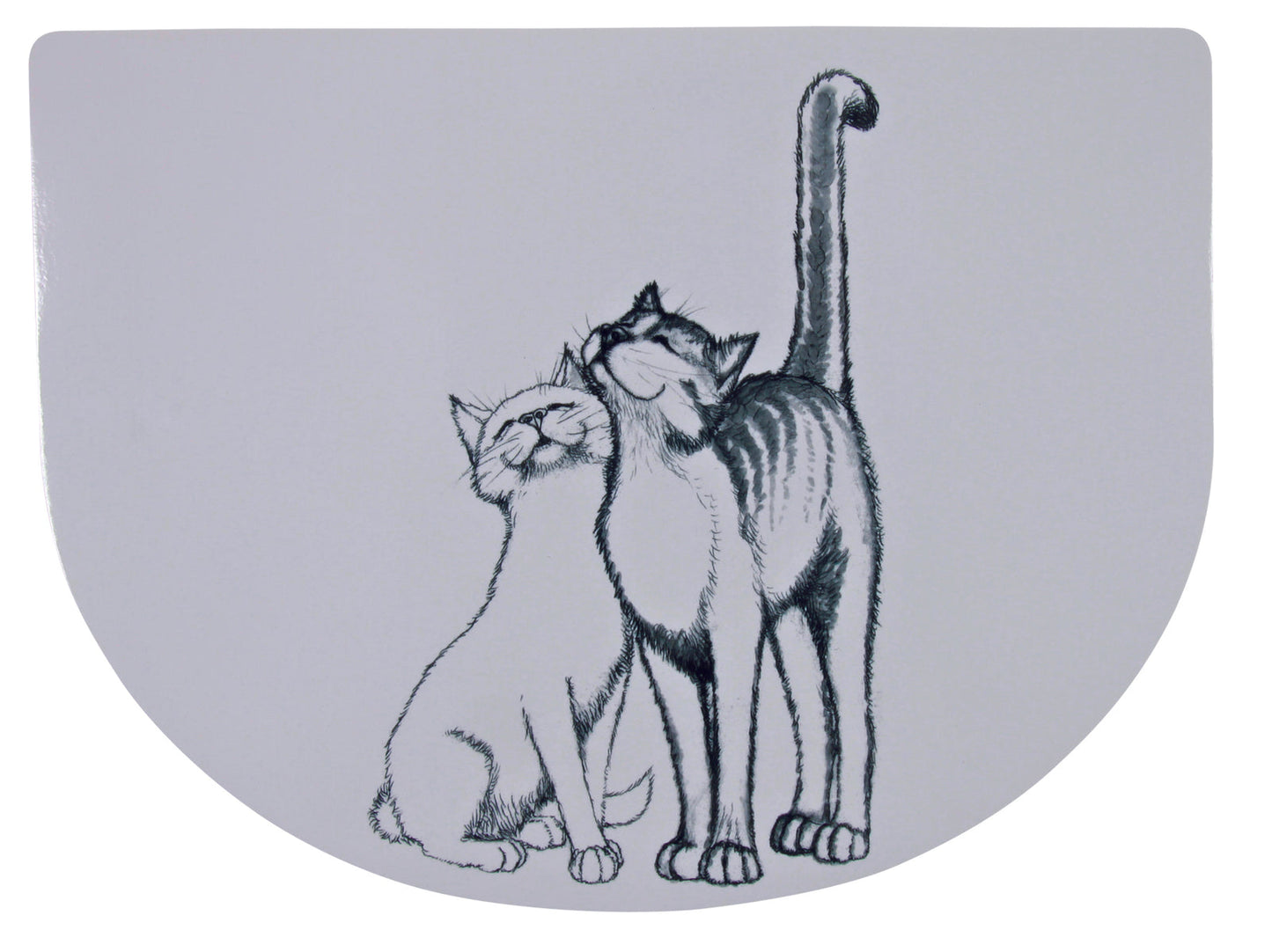 Trixie Place mat Pussy Cat, 40 x 30 cm, white