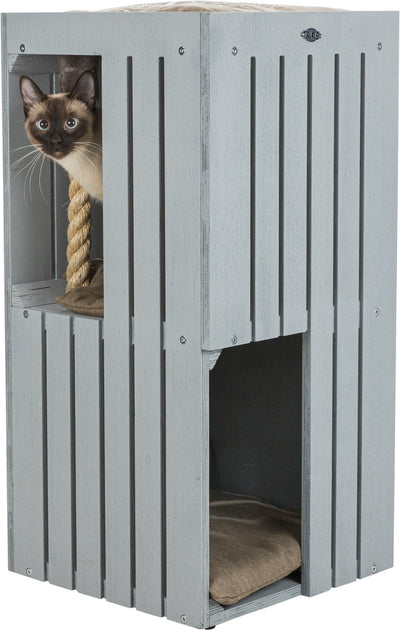 Trixie BE NORDIC Juna cat tower, 77 cm, grey