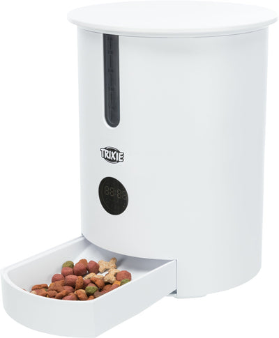 Trixie TX9 automatic food dispenser, 2.8 l/22 x 28 x 22 cm, white