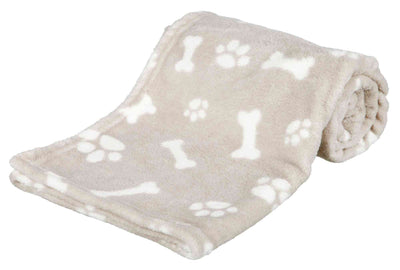 Trixie Kenny blanket, plush, 75 x 50 cm, beige